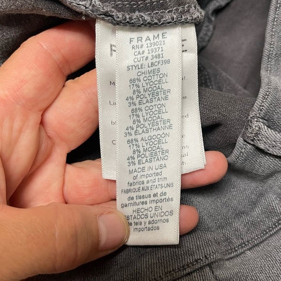 EUC Frame Le Bardot Crop Flare Jeans - Picture 6 of 7